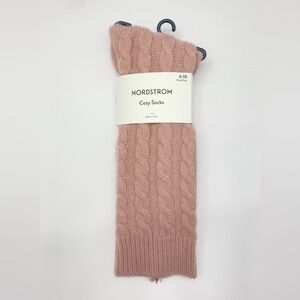 Nordstrom Pink Cozy Socks 6-10